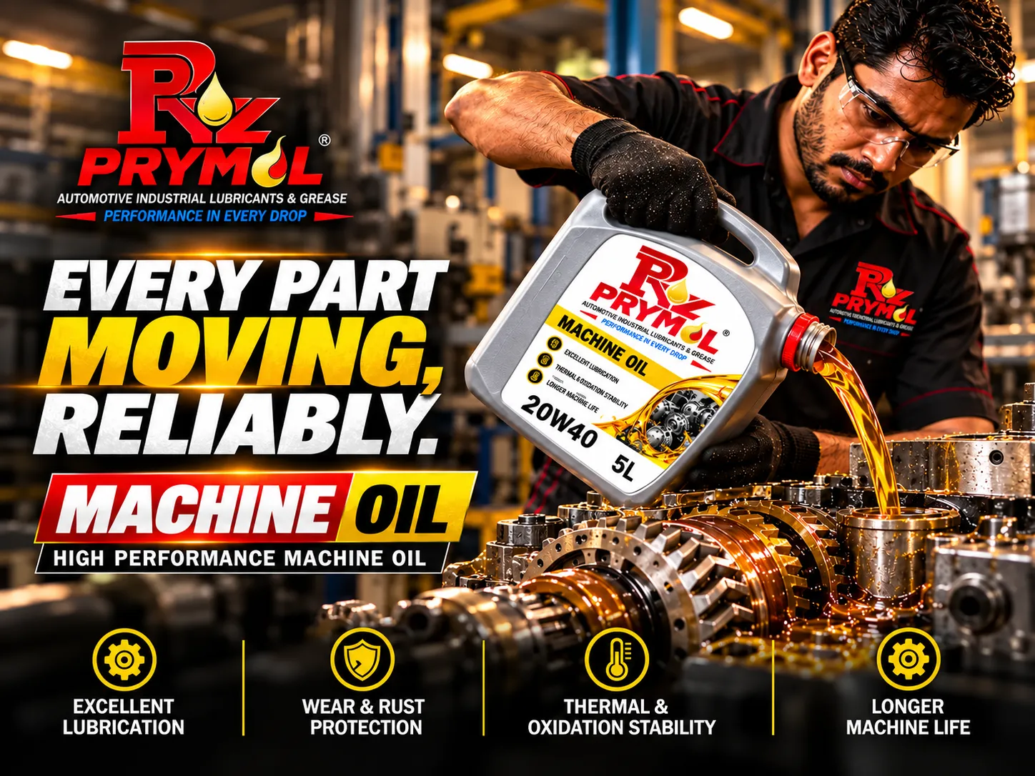 Prymol Machine Oil plant application guide